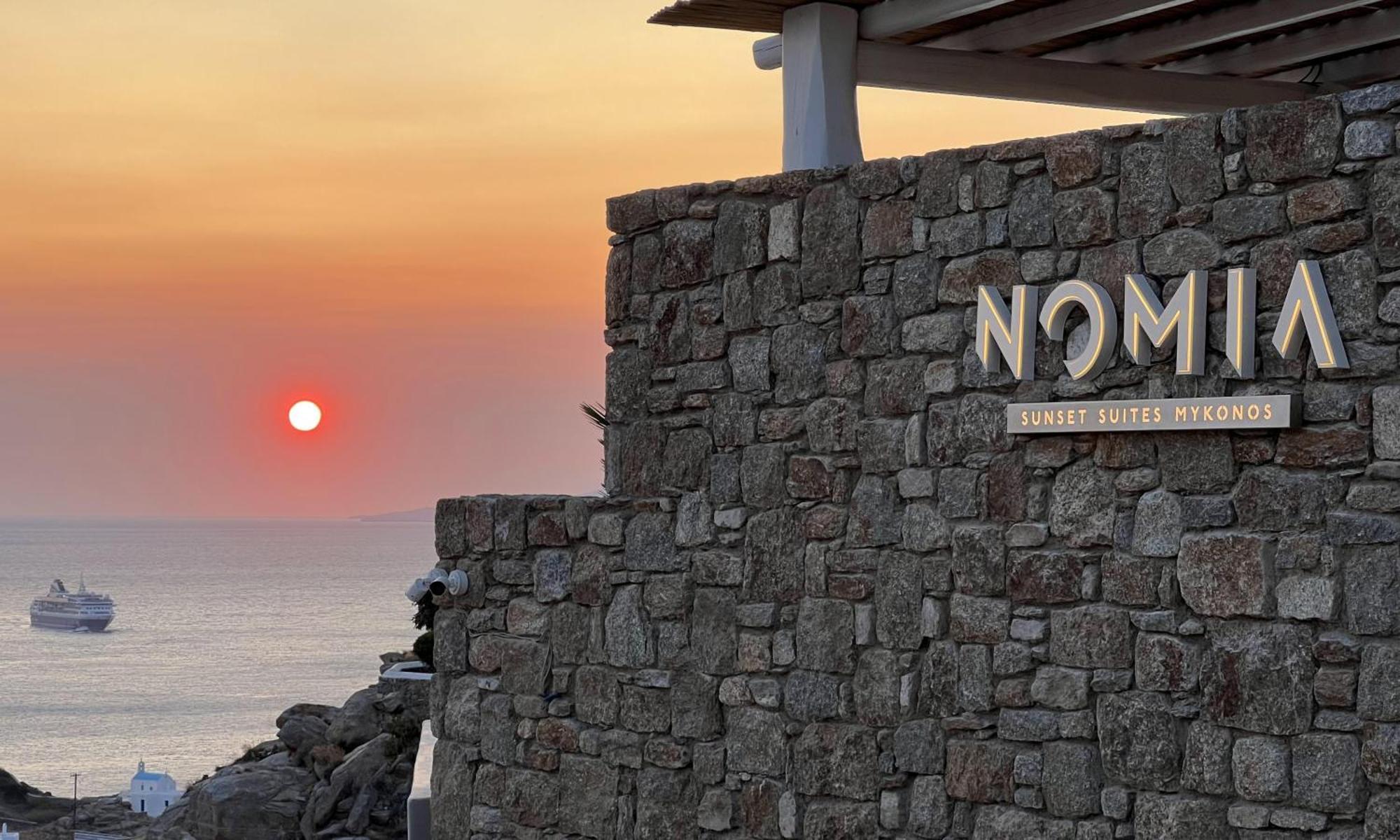 Nomia Sunset Suites Mykonos Tagoo  エクステリア 写真