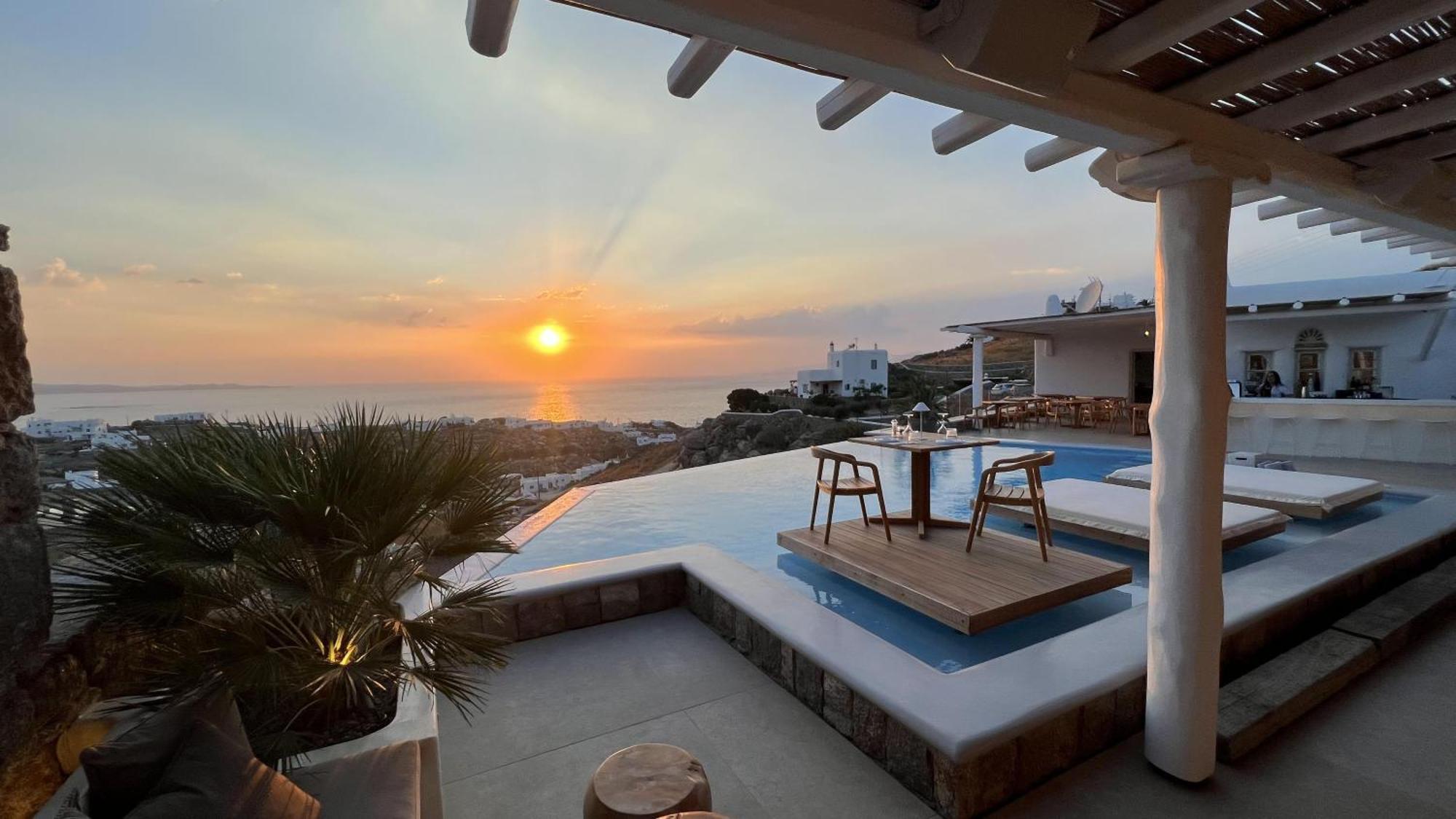 Nomia Sunset Suites Mykonos Tagoo  エクステリア 写真